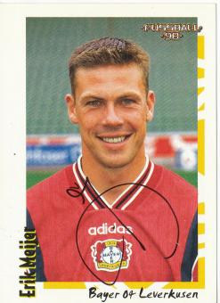 Erik Meijer  Bayer 04 Leverkusen  1998 Panini Bundesliga Sticker original signiert 