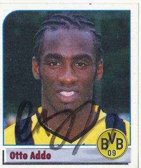 Otto Addo  Borussia Dortmund  2002 Panini Bundesliga Sticker original signiert 