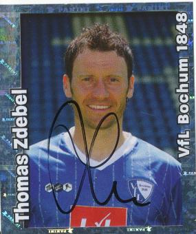 Thomas Zdebel  VFL Bochum  2008/2009 Panini Bundesliga Sticker original signiert 