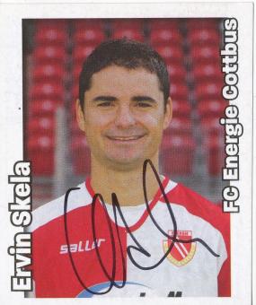 Ervin Skela  Energie Cottbus  2008/2009 Panini Bundesliga Sticker original signiert 