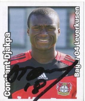 Constant Djakpa  Bayer 04 Leverkusen  2008/2009 Panini Bundesliga Sticker original signiert 