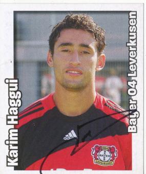 Karim Haggui  Bayer 04 Leverkusen  2008/2009 Panini Bundesliga Sticker original signiert 