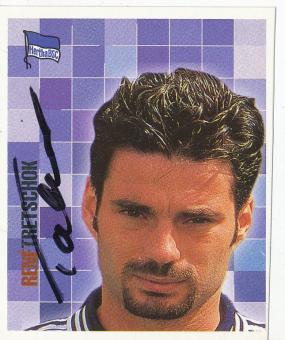 Rene Tretschok  Hertha BSC Berlin  1999  Panini Bundesliga Sticker original signiert 