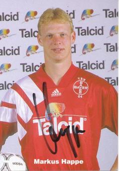 Markus Happe  1994/1995  Bayer 04 Leverkusen Fußball Autogrammkarte original signiert 