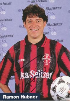 Ramon Hubner  1995/1996  Bayer 04 Leverkusen Fußball Autogrammkarte original signiert 