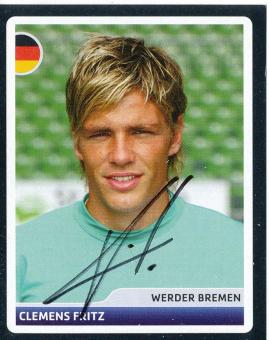 Clemens Fritz  SV Werder Bremen  2006/2007  Panini  CL  Sticker original signiert 