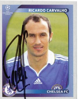 Ricardo Carvalho  FC Chelsea London  2008/2009  Panini  CL  Sticker original signiert 
