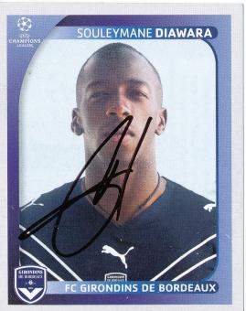 Souleymane Diawara  Girondins Bordeaux  2008/2009  Panini  CL  Sticker original signiert 