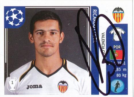 Ricardo Costa  FC Valencia  2011/2012  Panini CL Sticker original signiert 