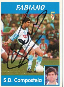 Fabiano  SD Compostela  1997/1998  Panini Card original signiert 