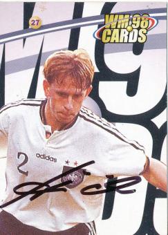 Jörg Heinrich  DFB  Panini Bundesliga Card original signiert 