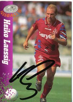 Heiko Laessig  Bayer 05 Uerdingen  Panini Bundesliga Card original signiert 