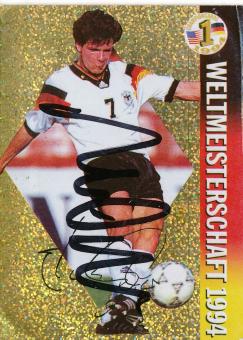 Andreas Möller  WM 1990  DFB  Panini Bundesliga Card original signiert 