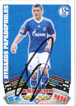 Kyriakos Papadopoulos  FC Schalke 04    2012/2013 Match Attax Card orig. signiert 