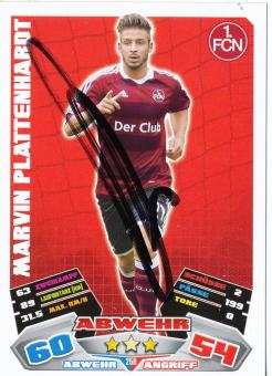 Marvin Plattenhardt  FC Nürnberg   2012/2013 Match Attax Card orig. signiert 