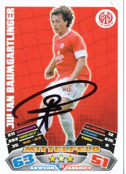 Julian Baumgartlinger  FSV Mainz 05   2012/2013 Match Attax Card orig. signiert 