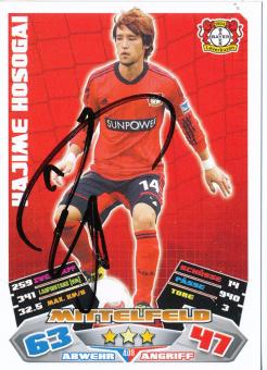 Hajime Hosogai  Bayer 04 Leverkusen  2012/2013 Match Attax Card orig. signiert 