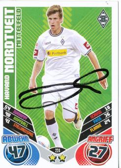 Havard Nordveit  Borussia Mönchengladbach  2011/2012 Match Attax Card orig. signiert 