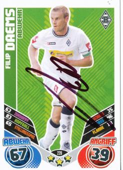 Filip Daems  Borussia Mönchengladbach  2011/2012 Match Attax Card orig. signiert 