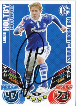 Lewis Holtby  FC Schalke 04  2011/2012 Match Attax Card orig. signiert 