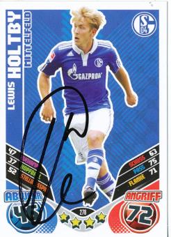 Lewis Holtby  FC Schalke 04  2011/2012 Match Attax Card orig. signiert 