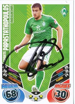 Sokratis Papastathopoulos  SV Werder Bremen  2011/2012 Match Attax Card orig. signiert 