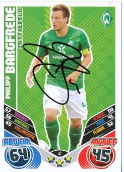 Philipp Bargfrede  SV Werder Bremen  2011/2012 Match Attax Card orig. signiert 