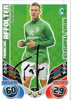 Francois Affolter  SV Werder Bremen  2011/2012 Match Attax Card orig. signiert 