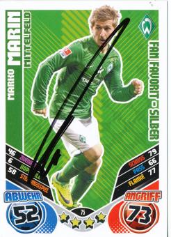 Marko Marin  SV Werder Bremen  2011/2012 Match Attax Card orig. signiert 