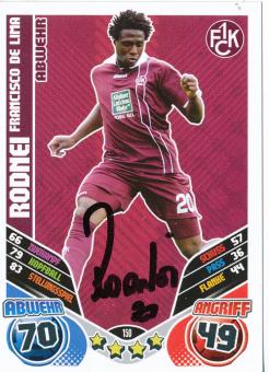 Rodnei   FC Kaiserslautern  2011/2012 Match Attax Card orig. signiert 