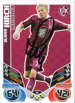 Oliver Kirch   FC Kaiserslautern  2011/2012 Match Attax Card orig. signiert 