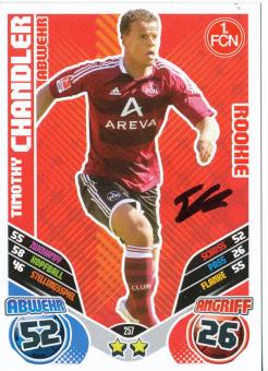 Timothy Chandler  FC Nürnberg  2011/2012 Match Attax Card orig. signiert 
