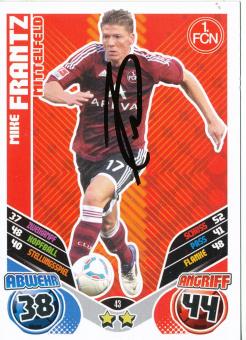 Mike Frantz  FC Nürnberg  2011/2012 Match Attax Card orig. signiert 