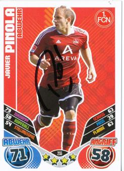 Javier Pinola  FC Nürnberg  2011/2012 Match Attax Card orig. signiert 