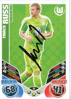 Marco Russ  VFL Wolfsburg  2011/2012 Match Attax Card orig. signiert 