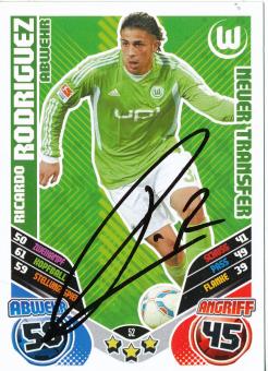 Ricardo Rodriguez  VFL Wolfsburg  2011/2012 Match Attax Card orig. signiert 