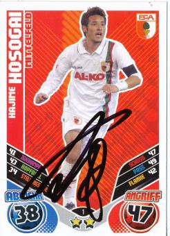 Hajime Hosogai  FC Augsburg  2011/2012 Match Attax Card orig. signiert 