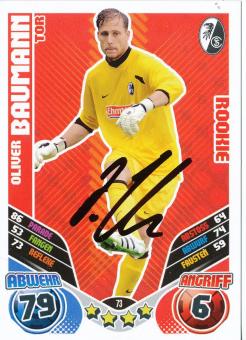 Oliver Baumann  SC Freiburg  2011/2012 Match Attax Card orig. signiert 