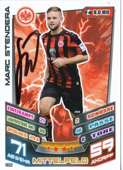Marc Stendera  Eintracht Frankfurt   2013/2014 Match Attax Card orig. signiert 