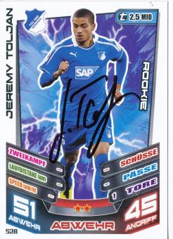 Jeremy Toljan  TSG Hoffenheim   2013/2014 Match Attax Card orig. signiert 