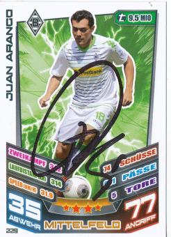 Juan Arango  Borussia Mönchengladbach   2013/2014 Match Attax Card orig. signiert 