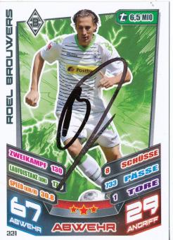 Roel Brouwers  Borussia Mönchengladbach   2013/2014 Match Attax Card orig. signiert 