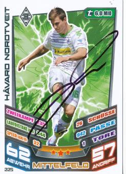 Havard Nordtveit  Borussia Mönchengladbach   2013/2014 Match Attax Card orig. signiert 
