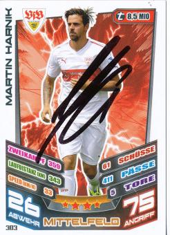 Martin Harnik  VFB Stuttgart   2013/2014 Match Attax Card orig. signiert 