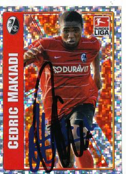 Cedric Makiadi  SC Freiburg  2009/2010 Topps  Bundesliga Sticker original signiert 