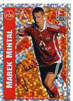 Marek Mintal  FC Nürnberg  2009/2010 Topps  Bundesliga Sticker original signiert 