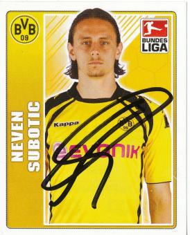 Neven Subotic  Borussia Dortmund  2009/2010 Topps  Bundesliga Sticker original signiert 