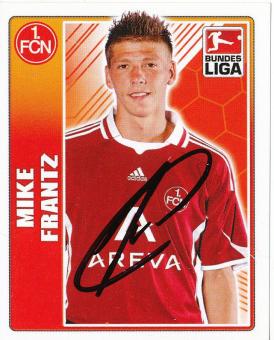 Mike Franz  FC Nürnberg   2009/2010 Topps  Bundesliga Sticker original signiert 