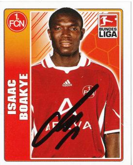 Isaac Boakye  FC Nürnberg   2009/2010 Topps  Bundesliga Sticker original signiert 