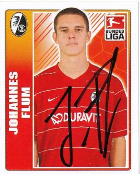 Johannes Flum  SC Freiburg   2009/2010 Topps  Bundesliga Sticker original signiert 